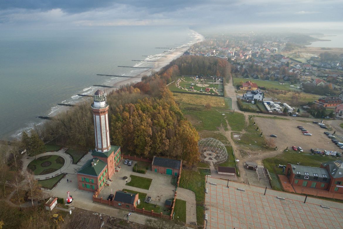 Niechorze – latarnia morska i Park Miniatur Latarni Morskich