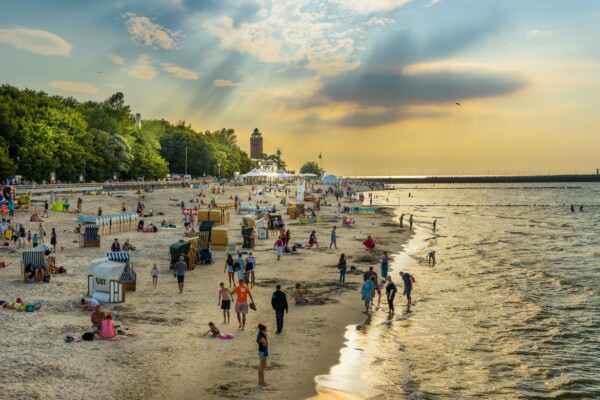 Beach in Kolobrzeg
