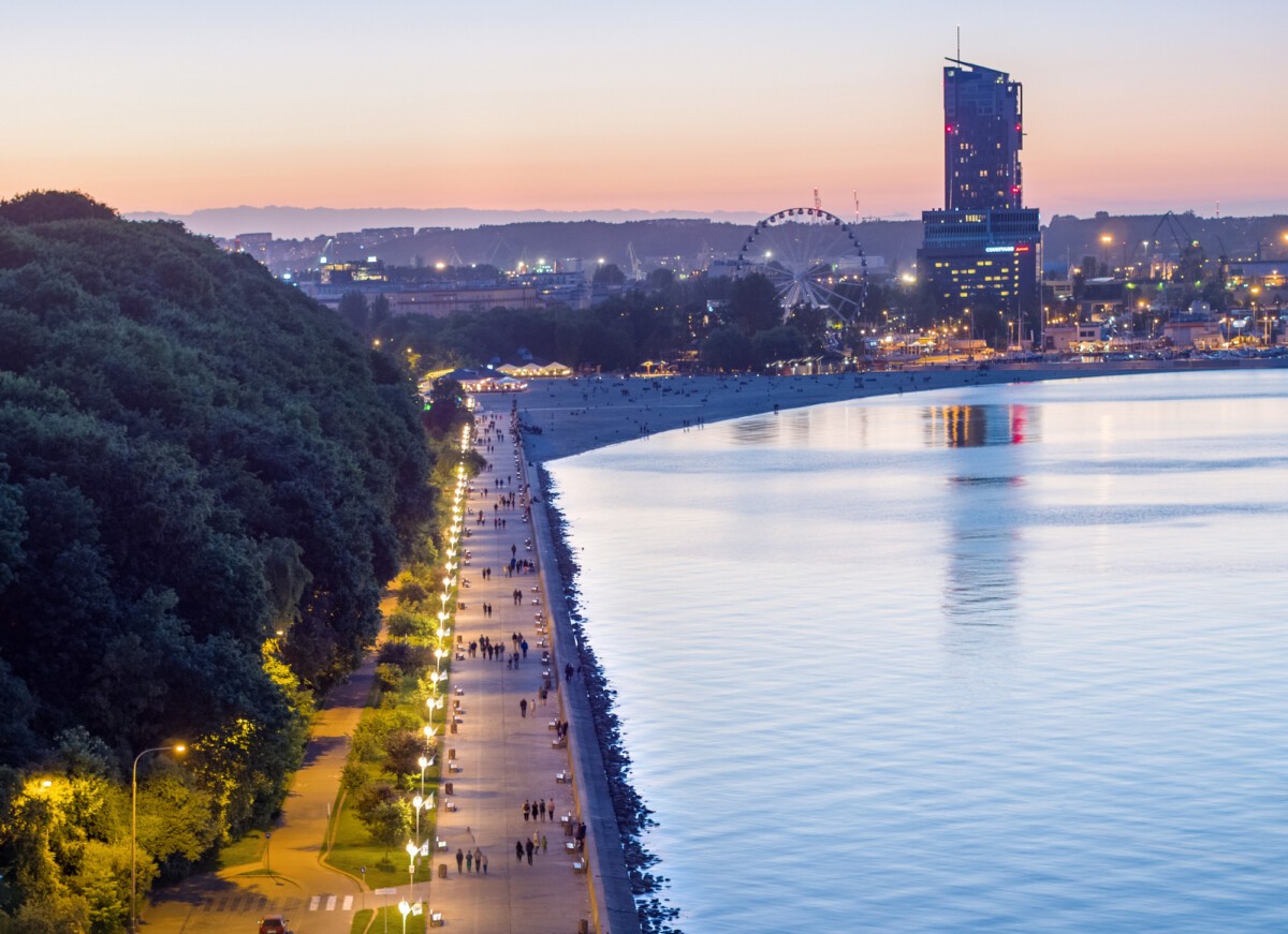 Gdynia – Bulwar Nadmorski im. Feliksa Nowowiejskiego; fot. M. Czachorowski
