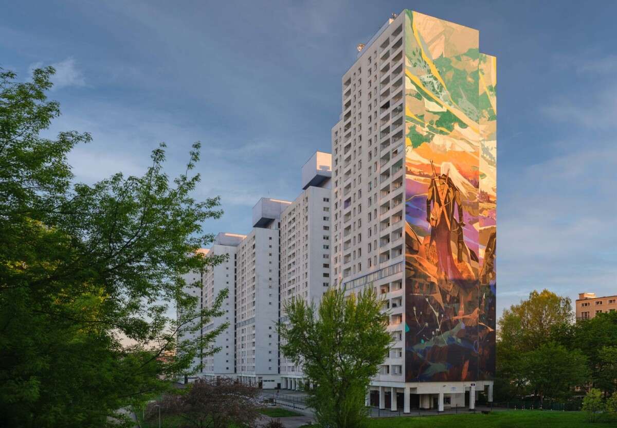Łódź, Mural Wiedźmin