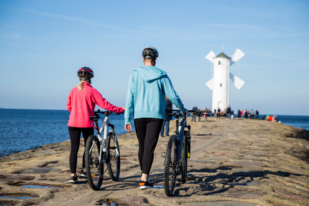 Stawa Młyny w Świnoujściu na trasie Velo Baltica