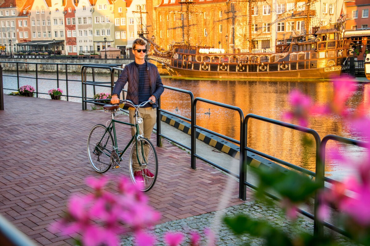 Gdańsk, na rowerze