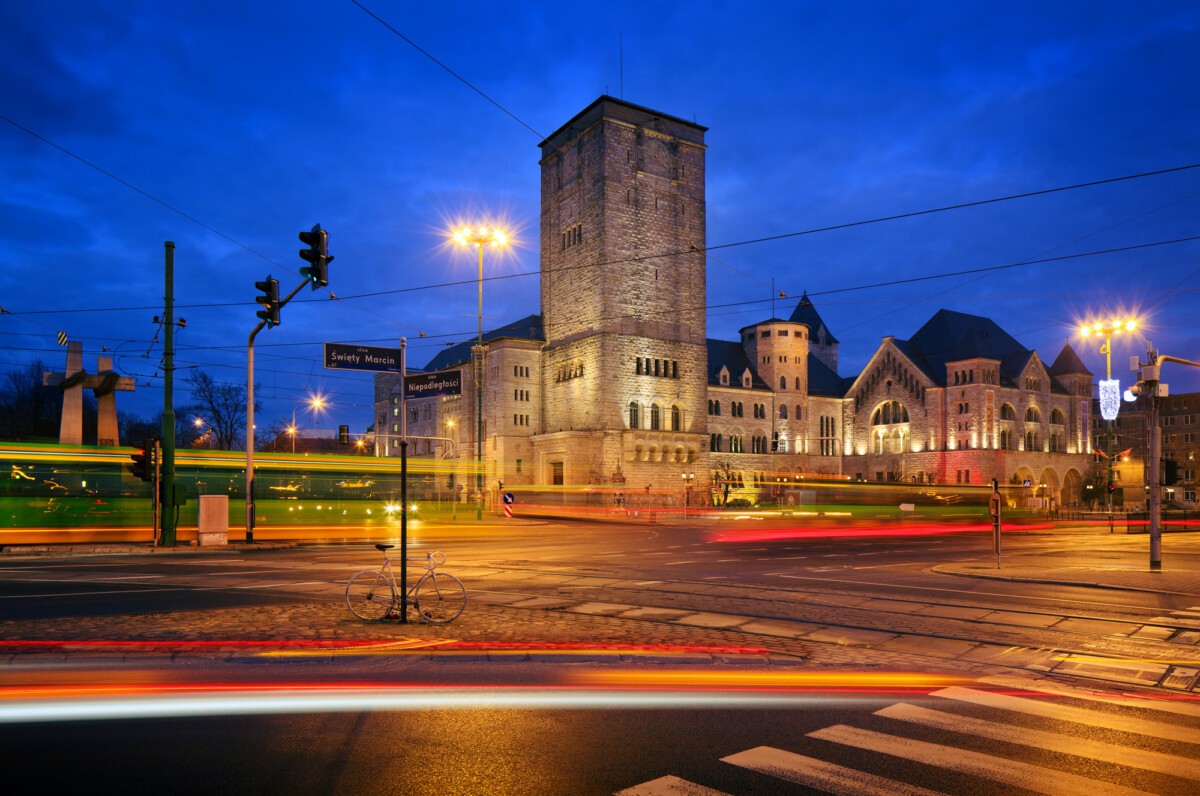 Poznań, Św. Marcin, tramwaj