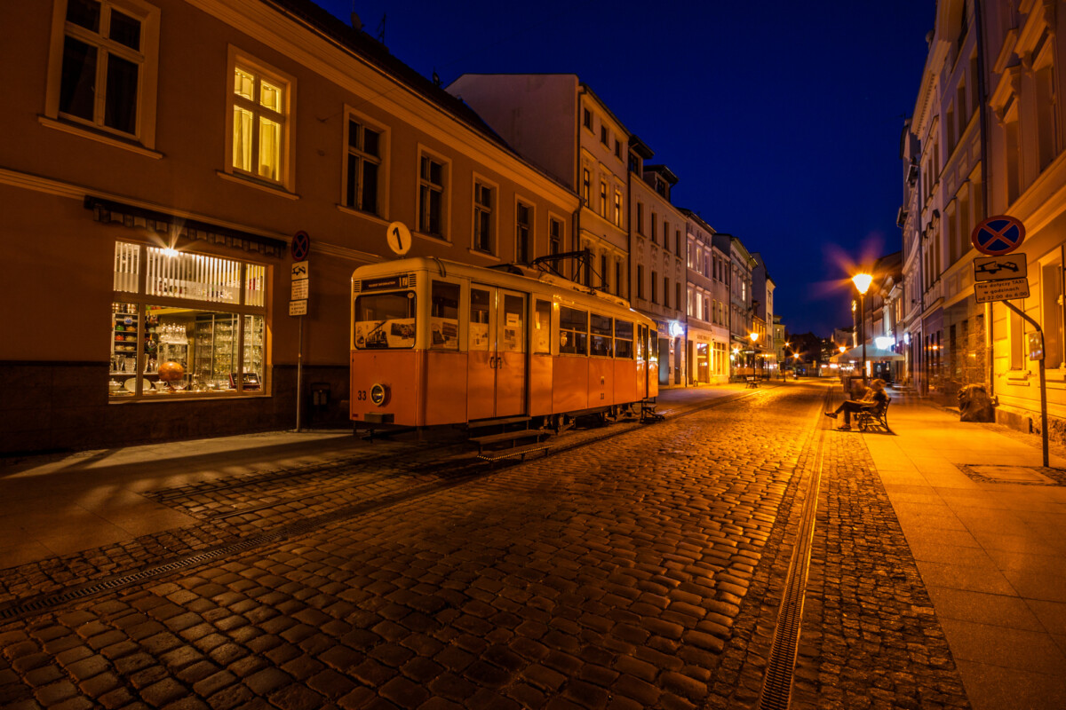 Zabytkowy tramwaj w Bydgoszczy