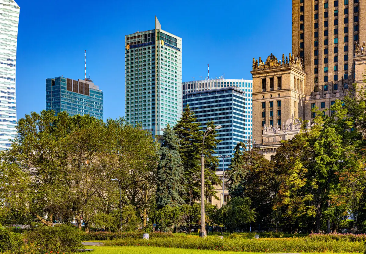 Warszawa, Hotel Intercontinental i PKiN