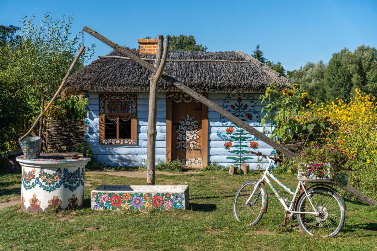 Wiślana Trasa Rowerowa (EuroVelo 4) w Małopolsce, Zalipie, fot. Adam Brzoza