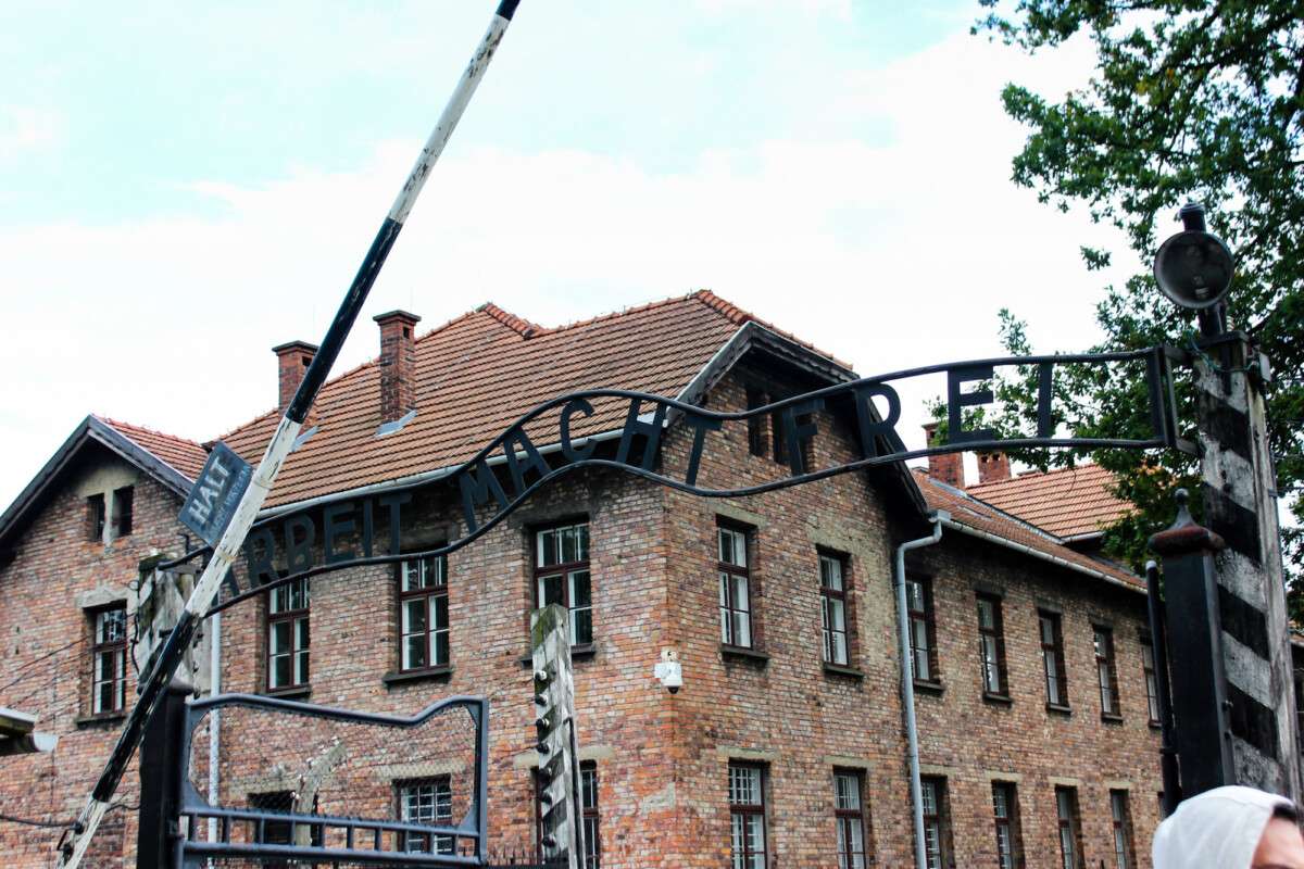 Brama główna obozu koncentracyjnego Auschwitz I.