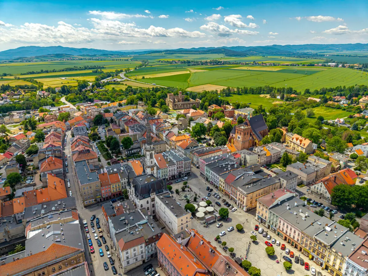 Ząbkowice Śląskie - panorama z drona