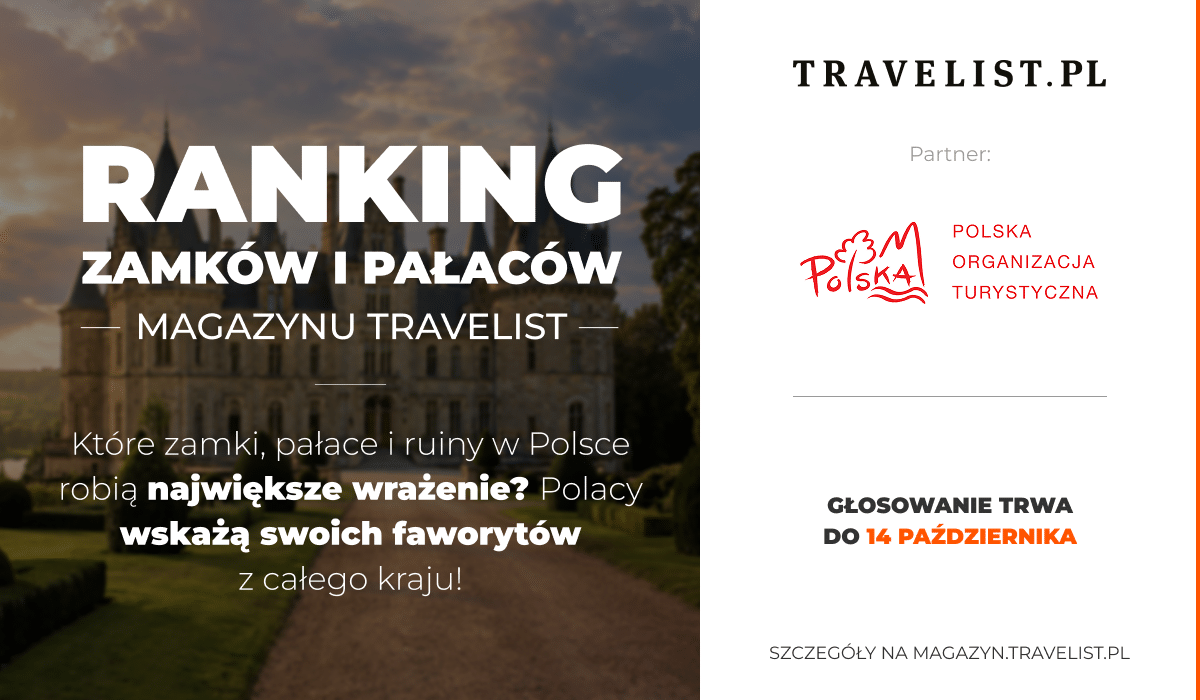 Ranking zamków i pałaców Travelist